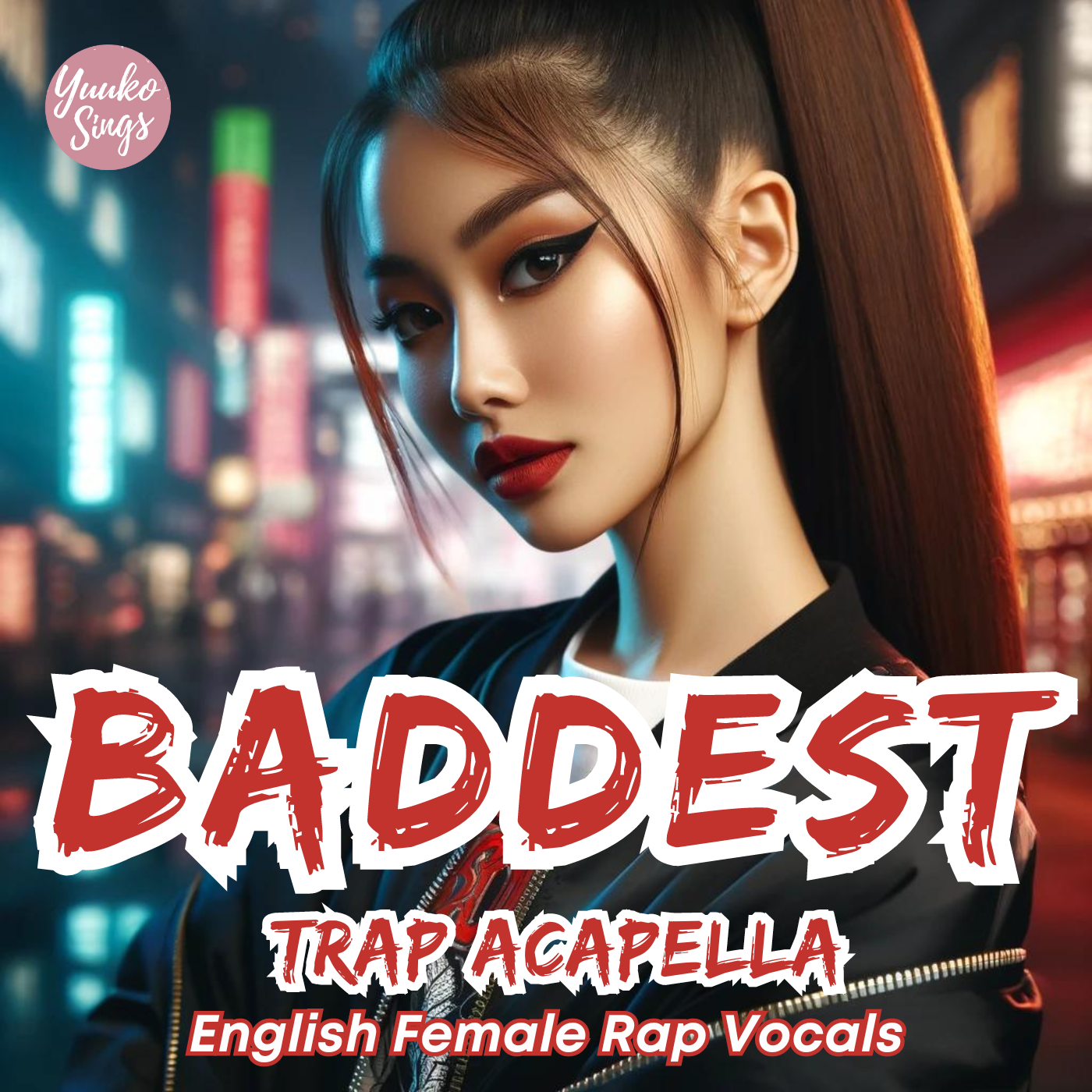 BADDEST: Trap Acapella English Female Rap Vocal Sample Pack – Yuuko Sings
