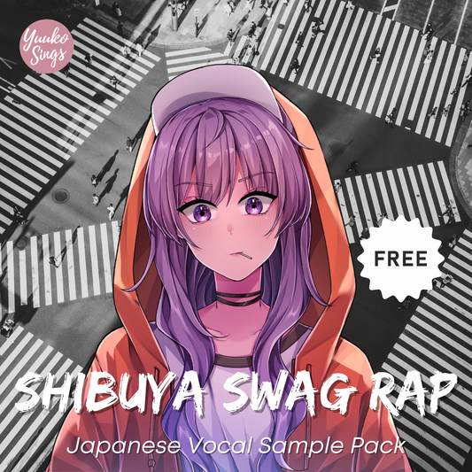 Shibuya Swag Rap Japanese Vocal Sample Pack (Free Taster Pack) | 日本語ラップボーカルサンプル (無料ダウンロード)
